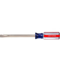 Slotted Screwdriver Five Sixteenth Inch Six Inch Length With Acetate Handle Satin Nickel Finish Heat Treated Alloy Steel Durable