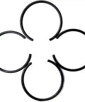 Round Wire Snap Rings Set Of 10 For Shafts And Holes 2mm Wire Diameter Spring Steel Retaining Circlips Fits OD 14mm To 113.5mm
