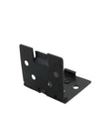 2 Pack 90 Degree Snap On Spring Loaded Concealed Plate Folding Hinges Stainless Steel 1.97 x 1.57 Inches, side view