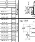 Diagram showing components and wiring for Heavy Duty Dc 48V Horizontal Air Conditioner Compressor R134a Cooler.