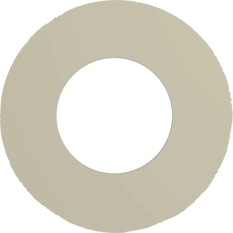 Claremont Ceiling Medallion Nine Inch Outer Diameter, Inner Opening Four and a Half Inches, One Half Inch Projection, Primed Finish