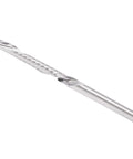 End mill bit with straight shank, single-flute spiral cutter, tungsten steel, 3.175x3.175x25x50mm