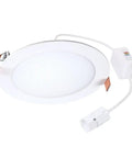 4 Inch Canless Ultra Thin Recessed LED Wafer Lights Starter Kit, 4 Pack, 640 Lumens, 5 Color Temperatures ceiling light