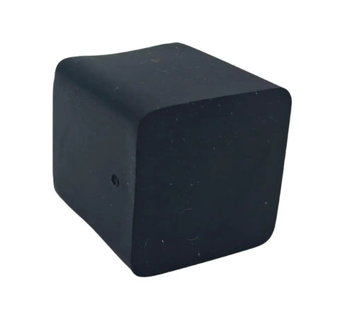 Heavy Duty Rubber Feet Slip On End Caps For 2020 Aluminum Extrusions With Non Plastic Construction Universal Sizing Fits All Standard 2020 Square Aluminum Extrusions 8 Pack, black square cap
