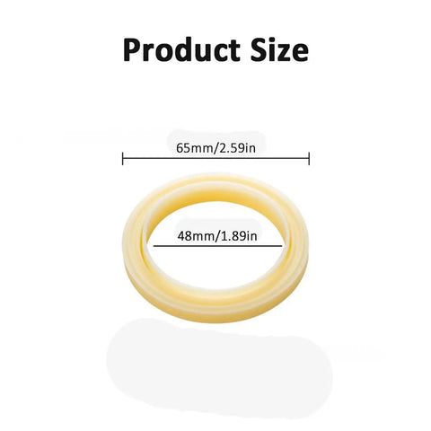 54mm Silicone Steam Ring Gasket for Espresso Machines BPA Free Replacement Parts Barista Grade Portafilter Seal Compatible With Breville 870 878 880 860 840 810 500 450 product dimensions
