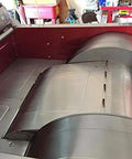 Truck bed with smooth metal panels crafted using 9 Pc Bead Roller Die Set For Metal Fabrication With 1 Polyurethane Wheel