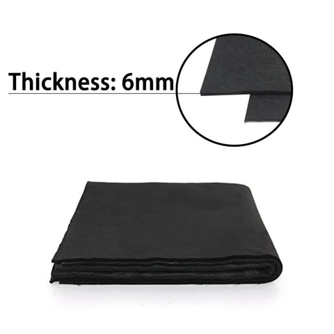 Heavy Duty High Temp Welding Blanket 12x12 Inches, 6mm Thick Felt Carbon Fiber Shield for heat protection, folded view
