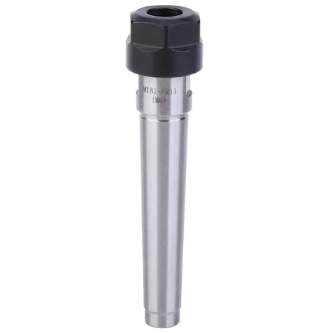 Collet Chuck Holder Morse Taper ER11 M6 For CNC Lathe And Milling Pro Grade Tool Holding In Hardened Steel 0.0005in Accuracy 1 To 7mm Clamp Range 1 Pc, front view