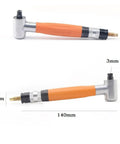 Right Angle Pneumatic Grinder Pen With 90 Degree Air Die Grinding Tool featuring an ergonomic grip and precise dimensions for efficient metal finishing.