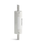 Rugged 750Vdc Fast Fuse For Ev Charger Guard 100 Amp And 250 Amp Battery Fusible Link with silver terminals, cylindrical design.