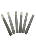 Six Piece Gauged Nut Slotting File Set For Guitar Setup And Repair Pro Grade Stainless Steel Luthier Tools For Precise Nut Filing Crowning And Polishing Frets Compatible With Electric And Acoustic Guitars, six stainless files