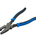 Tough As Nails High Leverage Nine Inch Lineman Pliers for Cutting ACSR Screws Nails and Wire Made in USA with precision shearing