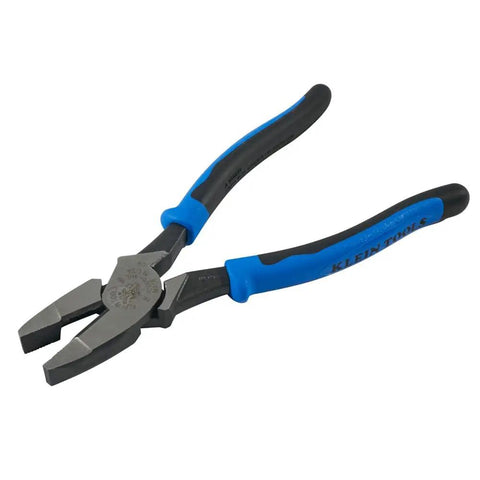 Tough As Nails High Leverage Nine Inch Lineman Pliers for Cutting ACSR Screws Nails and Wire Made in USA with precision shearing