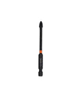 Tough As Nails Variable Speed Cordless Drill With Sleek Tool Case And Three Quick Shift Settings, black bit with orange accent.