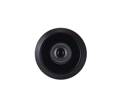 Solid Brass 220 Degree Door Peephole With HD Glass Lens, Privacy Cover, Built Tough For 1 3/8 To 2 1/6 Inch Doors, Matte Black UL Listed