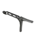 AB8R Airsoft Fixed Stock Black Polymer Shoulder Brace For CQB Lightweight Durable Polymer Construction Stable Shoulder Fit Easy Installation