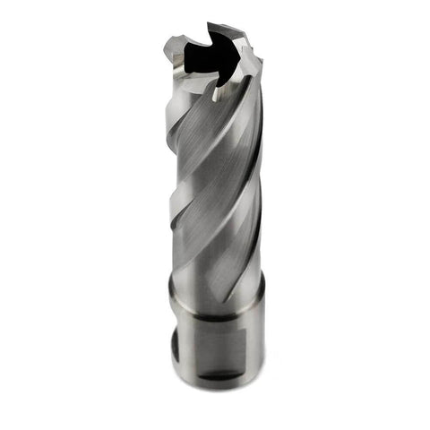 Oscarbide annular cutter, 11/16 in dia, 2 in depth, Weldon shank for magnetic drill press
