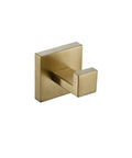 Premium Stainless Steel Heavy Duty Towel Hook Wall Mounted Robe Hook With Included Screws For Bathroom Organizer in brushed gold finish.