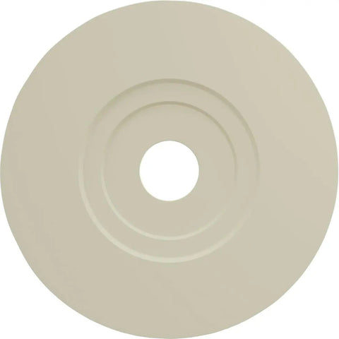 Palmetto Ceiling Medallion 20 7/8 Inch Outer Diameter And 3 5/8 Inch Inner Diameter With 1 5/8 Inch Projection And 5 Inch Canopy Lightweight