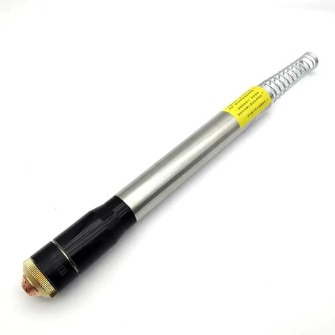 CNC Plasma Cutting Torch Straight Head For YK100-H With Internal M10x1mm Threads Heavy Duty High Temp Torch Body