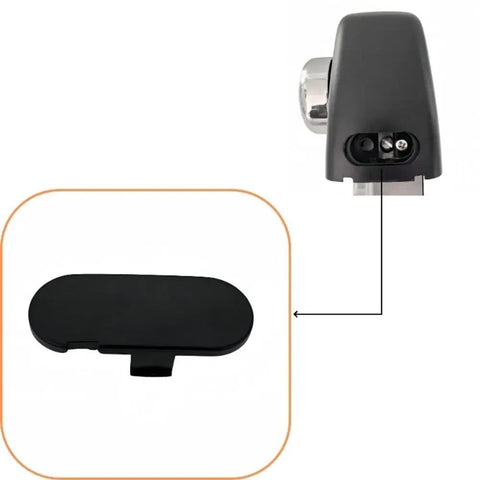 Top view of Single Binnacle Remote Control Box 70448205P1 Console Top Mount For Yamaha Outboard Engine with mounting hardware.