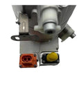 High End Electric AC Compressor For VW ID.3 ID.4 ID.6 Direct Swap EV Air Conditioner Pump showing connectors and aluminum body.