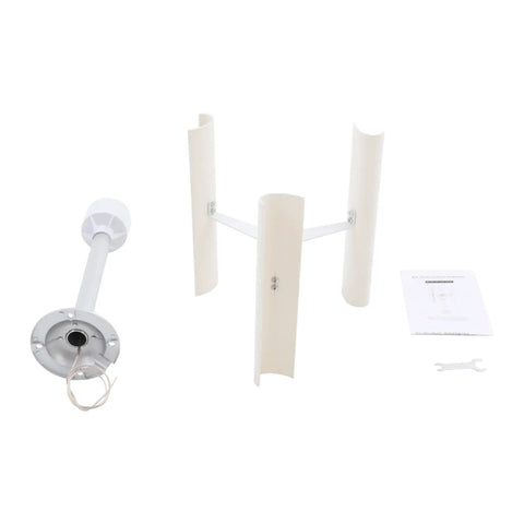 Vertical Axis Wind Turbine Kit 12V 40W With 3 Phase Permanent Magnet Motor ABS Blades and assembly parts
