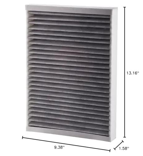 Cabin Air Filter For Volvo XC90 XC60 S60 S90 V60 V90 Cross Country 2016 To 2025 Easy Install with dimensions 9.38 x 1.58 x 13.16 inches.
