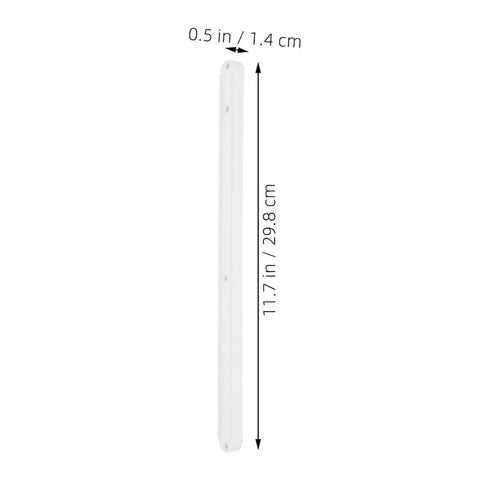 Heavy Duty Six Pcs Plastic Drawer Slide Rails 300Mm Side Mount Guide Set For Slick Furniture Upgrades showing a 11.7 in ABS slide rail.
