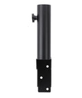 Close view of hardware pole in rooftop antenna mount kit with aluminum alloy bracket and adapter for easy roof installation