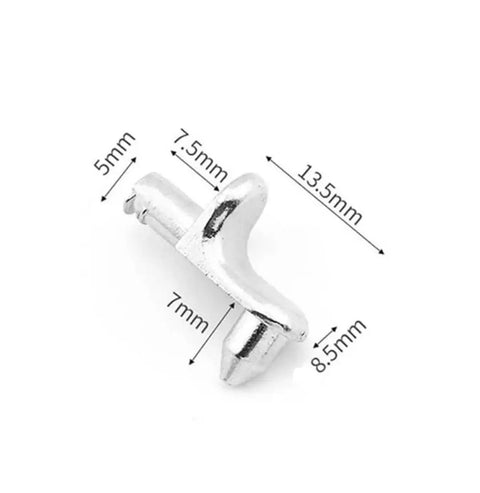 Heavy Duty Zinc Plated Shelf Brackets For Wall Mount Storage built to last pin peg plate shown with dimensions