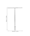 Heavy Duty T Shaped Socket Wrench 10Mm Hex Bit Driver in silver finish dimensions 28cm long for tough auto repairs