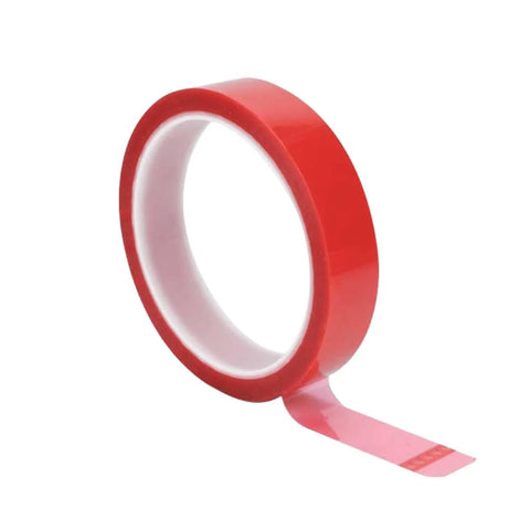 Red Polyimide Tape For High Temp PCB Masking, 0.053mm Thick, 33m Long, Heat Resistant Up To 260C roll shown.