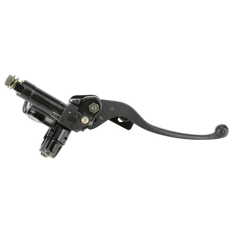 7/8 Inch ATV Left Hand Hydraulic Brake Master Cylinder Lever Fits 50cc Through 125cc Chinese Quad Bikes Taotao Coolster Kazuma Sunl Loncin NST Baja Coleman, aluminum