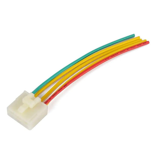 High Efficiency Bike Voltage Rectifier And Regulator For Electrical System Upgrade multi-colored wires and connector