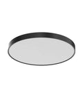 Two Pack LED Flush Mount Ceiling Lights 12 Inch 24W Ultra Bright Flat Black Modern Fixture 5000K Daylight White 3200 Lumens