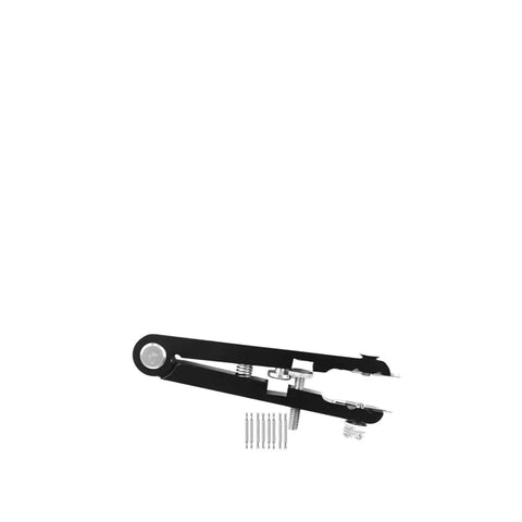 Metal Watch Band Removal Tool Kit with 8 Pins and Spring Bar Tool, black durable construction, adjustable width and length