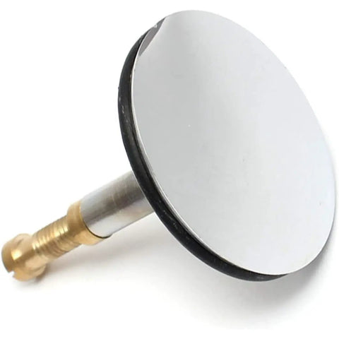 Nukinp Replacement Bathtub Stopper, Bathroom Up Drain Stopper, Flat Seal Only, Brass Bathtub Drain Drainer, Strainer 44mm, 44mm mirror finish
