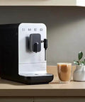 Fully Automatic Coffee Machine With Steam For Home Use Black BCC12BLMUS Six Drink Options on a kitchen counter