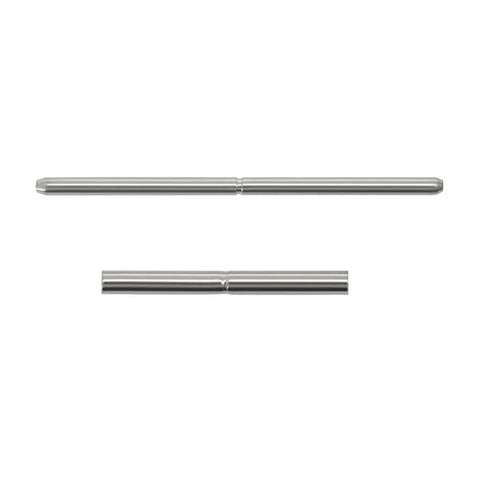 Link Pin And Tube Kit For Omega Speedmaster Bands stainless steel components shown