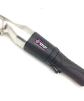 Industrial Grade Pneumatic Air Impact Wrench With 1/2 Inch Drive Mini Straight Build featuring cushioned grip handle and 90 degree angle head.
