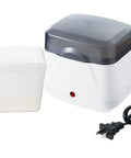 Dead Simple Compact Automatic Yogurt Maker With Food Grade Stainless Inner Pot And 360 Even Radiant Warmth For Smooth Homemade Dairy Culturing Right In Your Kitchen, with yogurt container.