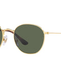 Kids Round Sunglasses Rob RJ9572S Gold Frame With Grey Gradient Polar Lenses Junior Size XX Small For Narrow Faces 48 mm Lenses