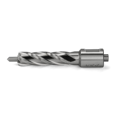 JESTUOUS annular cutter with Weldon shank, 9/16 in cutting diameter, 2 in length, HSS