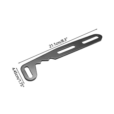 Rock The Ride With This Sweet Bike Chain Tensioner Kit That Slams Perfect Shifts On Mini Bikes With High Strength Build and Smooth Roller Adjustments. black metal chain tensioner plate, 21.1cm x 4.45cm, slotted for mini bike chain adjustment