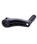 Built Tough Universal Drill Press Crank Handle Replacement Elevating Control Wheel fits 9/16 Inch Shaft in black.