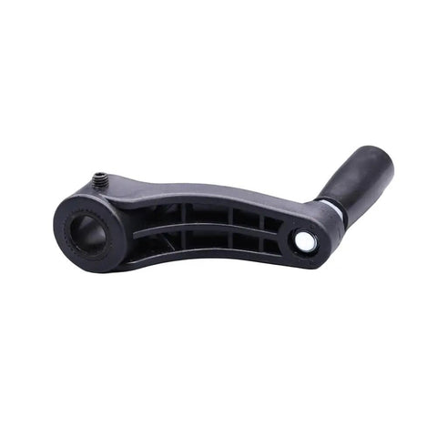 Built Tough Universal Drill Press Crank Handle Replacement Elevating Control Wheel fits 9/16 Inch Shaft in black.
