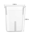 Condensation Collector Cup Replacement For Instant Pot DUO ULTRA LUX 5 Qt 6 Qt 8 Qt All Series Ultra 60 DUO60 DUO89 LUX80 Clear Plastic Dimensions