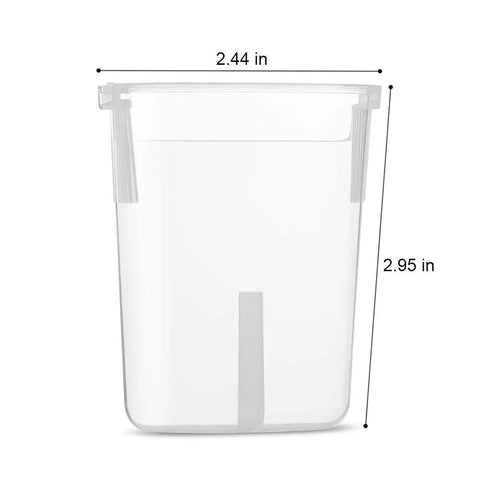Condensation Collector Cup Replacement For Instant Pot DUO ULTRA LUX 5 Qt 6 Qt 8 Qt All Series Ultra 60 DUO60 DUO89 LUX80 Clear Plastic Dimensions