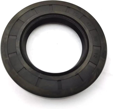 Heavy Duty Washer Tub Bearing Seal Kit Drop-In Replacement Compatible With Electrolux and Kenmore Models OE Number 134642100 1482894 showing a black rubber seal.